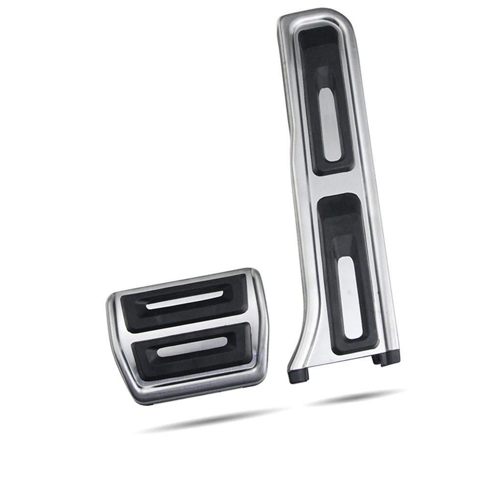 Комплект накладок на ножную педаль топливного газа из нержавеющей стали Nulla для