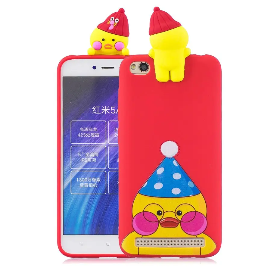 1 Чехол для Redmi 5A, чехол для Xiaomi Redmi 5A, чехол для Xiaomi Xiomi Redmi 5A, 3D мультяшный силиконовый чехол, мягкий чехол для телефона s - Цвет: 1