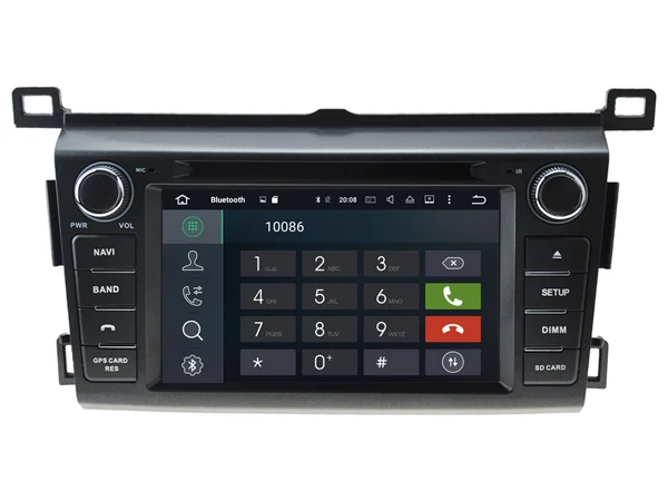 Автомагнитола HU на Android 9 1 для TOYOTA RAV4 2013 2018 автомобильный мультимедийный плеер с GPS