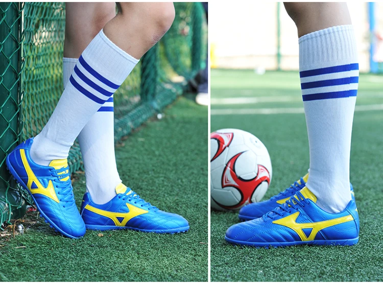 Size33-44 футбольные бутсы для мужчин и мальчиков, футбольные бутсы для дерна, кроссовки, дизайн, спортивная обувь