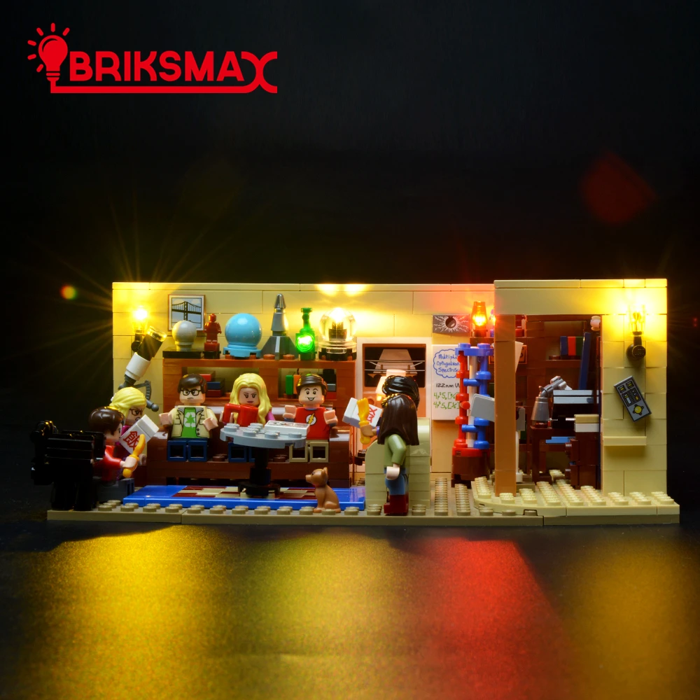 BriksMax светодиодный осветительный набор для идей знаменитая ТВ серия TBBT строительные блоки модельное освещение набор совместим с 21302