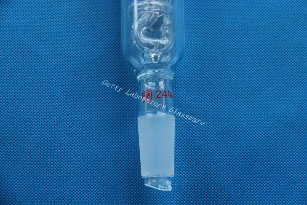 Конденсатор лабораторной катушки Reflux длина 300 мм соединение 24/40 шланга 10