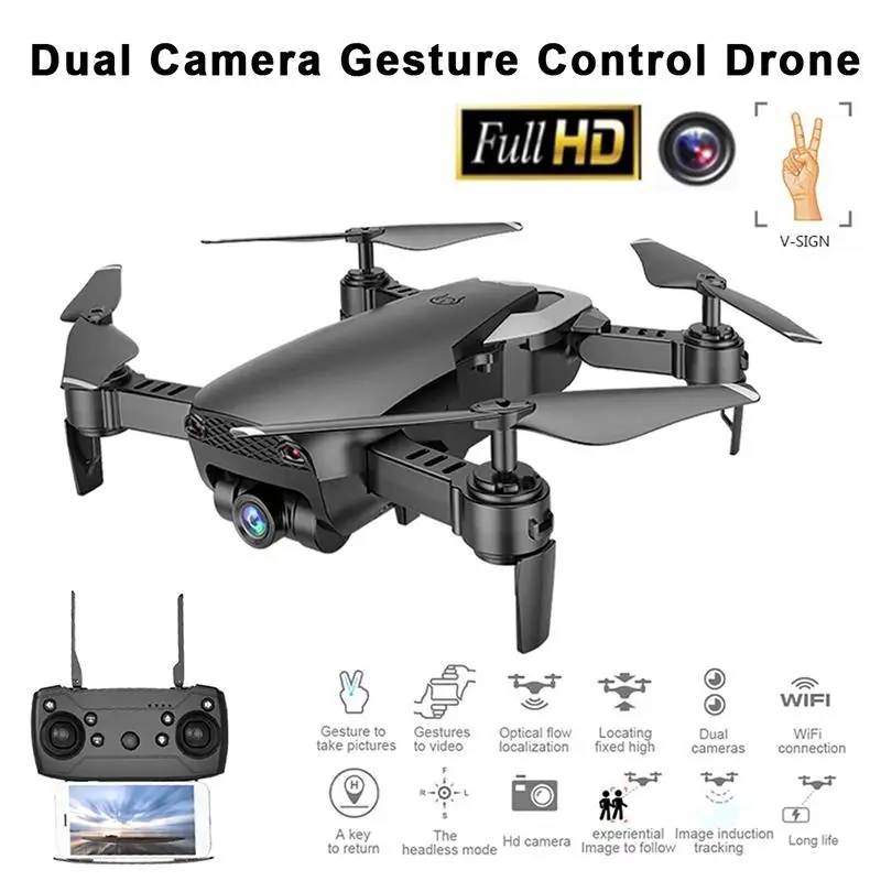 LeadingStar M69G FPV RC Дрон 4K с 1080P широкоугольной WiFi HD камерой складной Мини Квадрокоптер