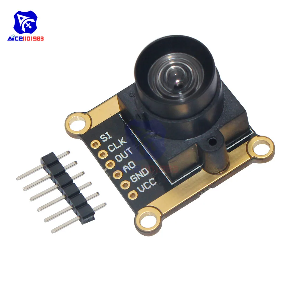 

3V-5V TSL1401CL 128X1 Linear CCD Sensor Array with Hold Ultra Wide-Angle Lens Camera Tracking Module