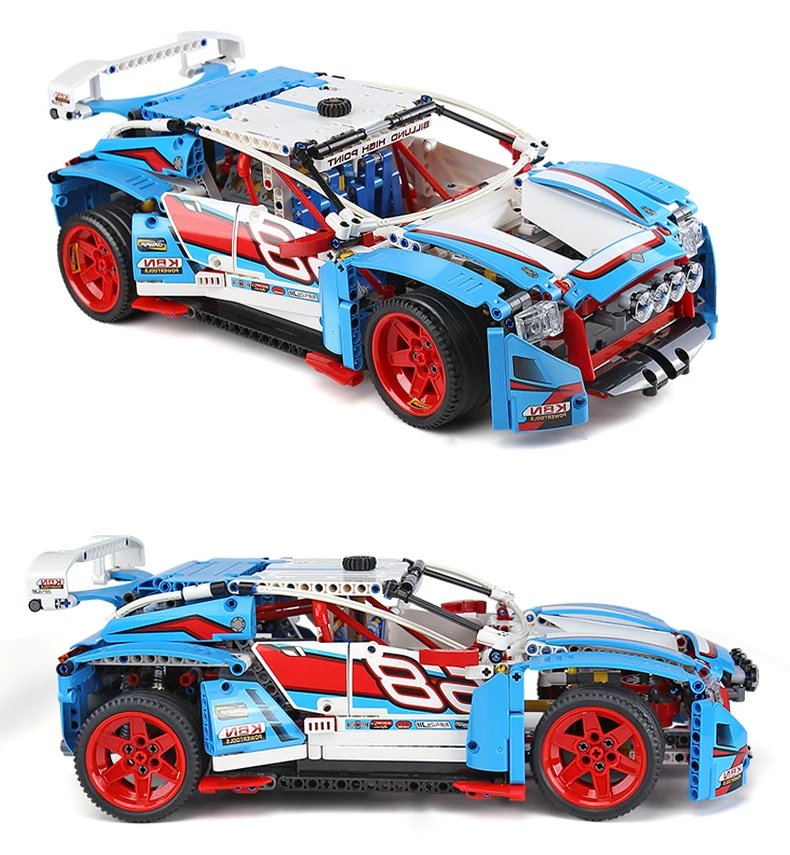 20077 1085 шт. Technic серия совместима с 42077 ралли автомобиль набор строительных блоков кирпичи развивающие детские игрушки подарки