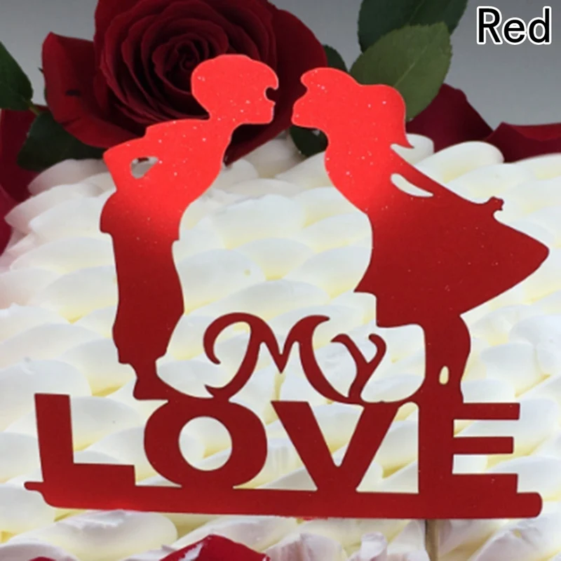 Свадебный торт Топпер Жених для невесты Mr Mrs бумажный Торт Топперы Свадебные