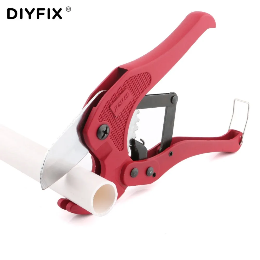 DIYFIX 3-40mm PVC Pipe Cutter Shears SK-5 Ratchet Scissors Tube PVC/PU/PP/PE Hose Cutting Hand Tools | Инструменты