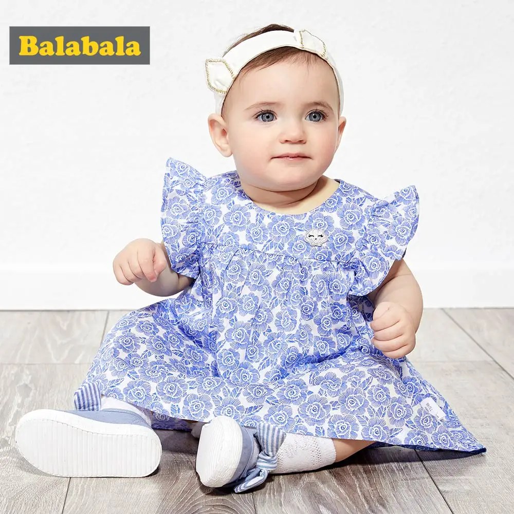 Платье без рукавов в стиле принцесса для новорожденных девочек летняя