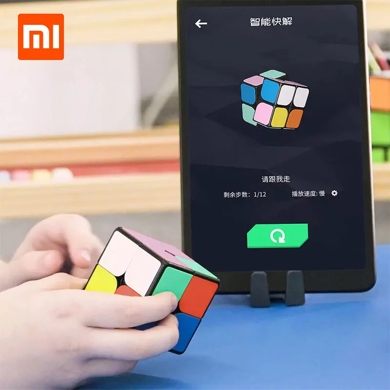 Умный магнитный кубик Xiaomi Giiker i2 учится с забавным приложением Bluetooth обучающая