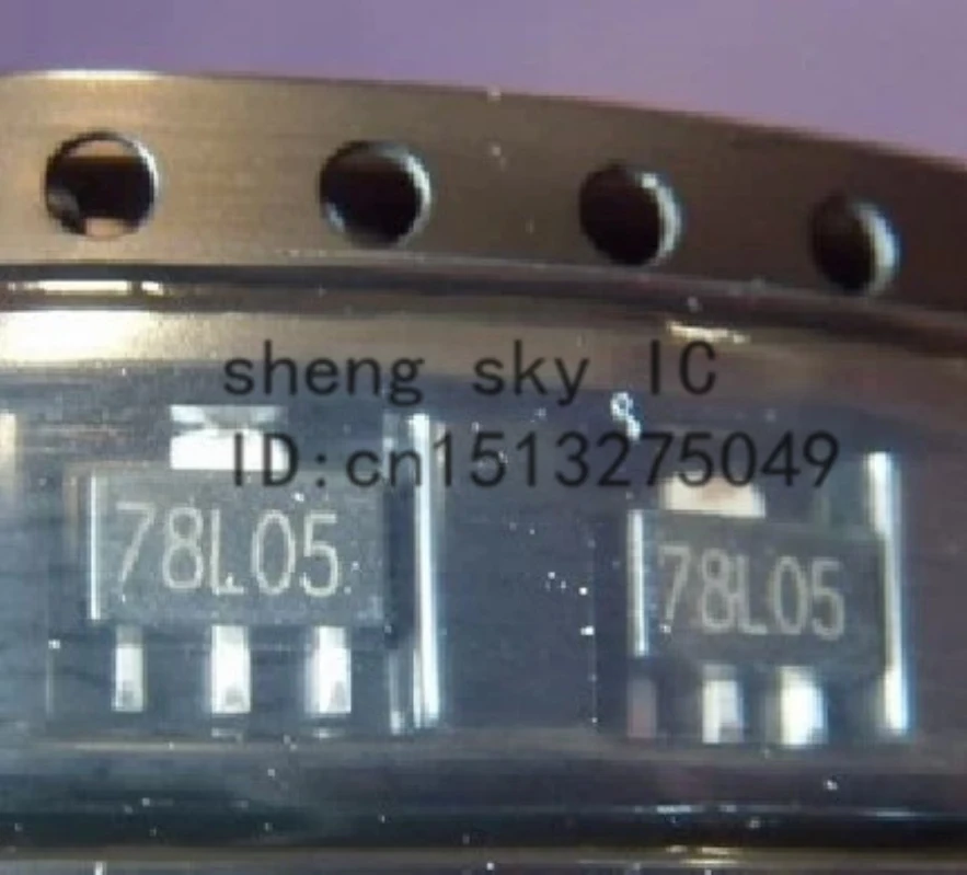 Бесплатная доставка 1000 шт./лот 78L05 SOT89 SOT 89 5V Трехконтактный регулятор напряжения