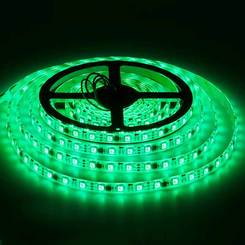 5M WS2811 Светодиодные ленты DC12V ультра яркие красные/зеленые/высокоэффективный 5050 SMD RGB светодиодный s Высокое светильник адресуемый 30/48/60 светодиодный s/m Белый/черный печатных плат