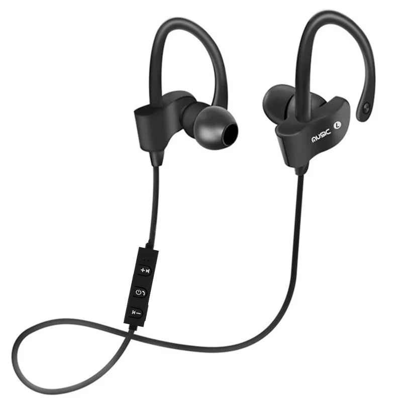 Черный Беспроводные наушники, беспроводные Bluetooth наушники, Fone de ouvido, музыкальная гарнитура, геймерская гарнитура, для iphone X 9 8, Xiaomi, наушники - Цвет: Черный