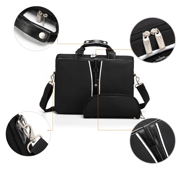 Stylish CoolBell 15.6 Inch Waterproof Business Laptop Bag Shoulder Black Shock Resistant Briefcase Computer | Компьютеры и офис