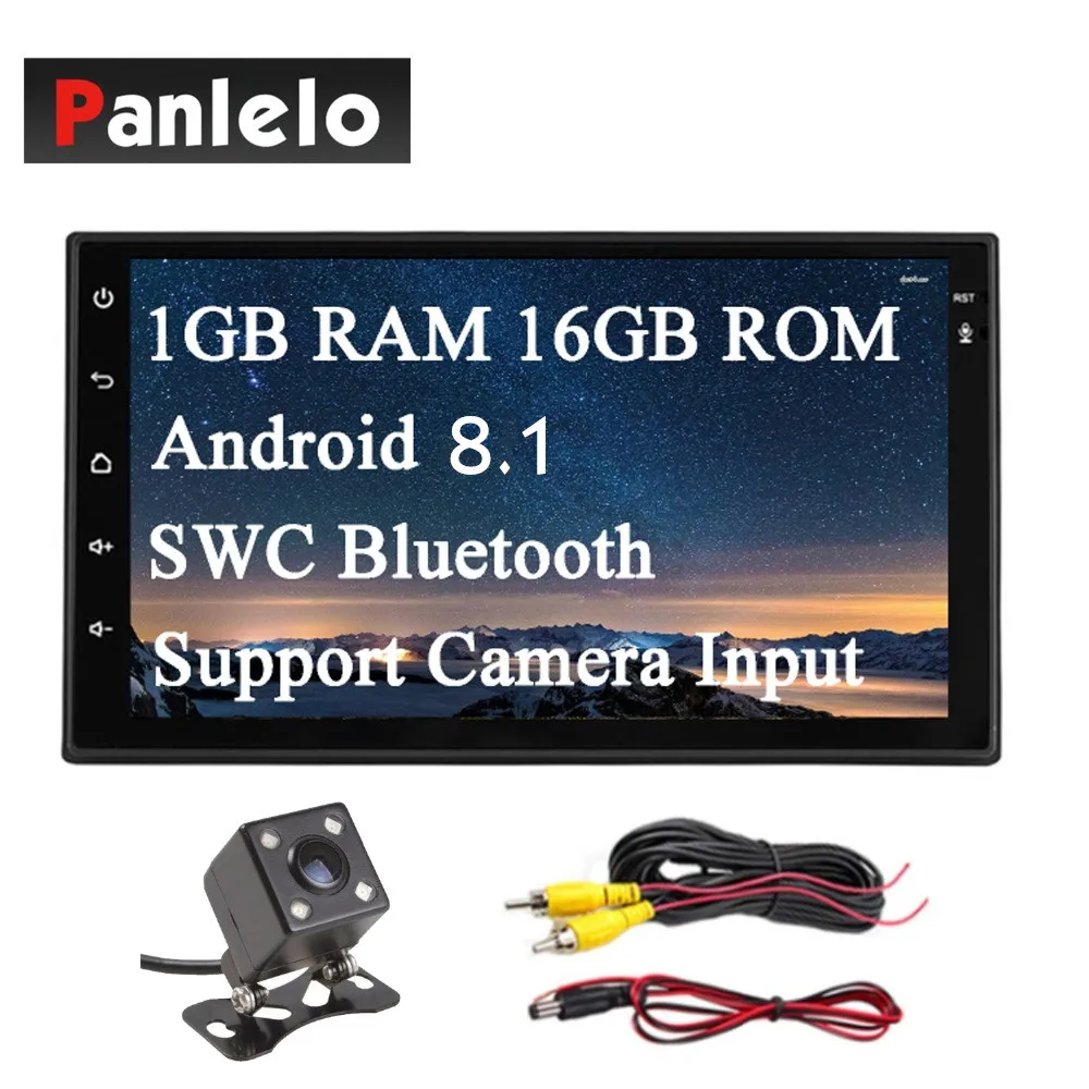 Автомагнитола Panlelo S6 2 Din стерео GPS навигация Android 8 1 Wi Fi Mirror Link Bluetooth управление