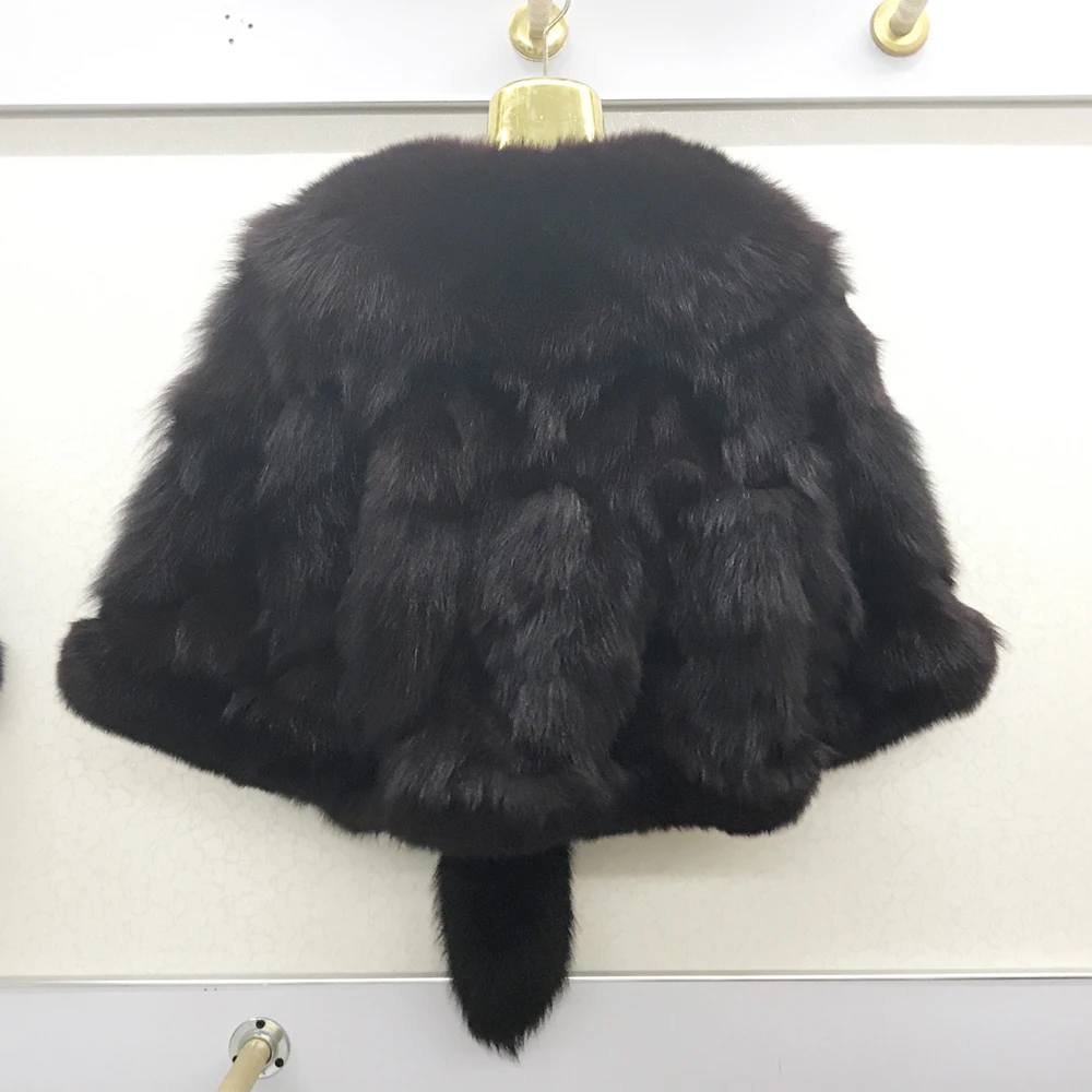 Новинка Сезон весна Зима Женская Шуба из натурального Лисьего меха Мягкие теплые