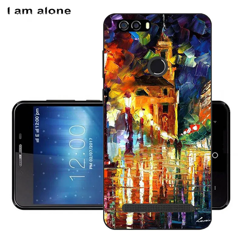 Solf TPU W40 Чехол для телефона I am alone, для Leagoo power 2,, 5,0 дюйма, мягкий ТПУ, мобильный модный, с мультяшным принтом, для Leagoo power 2 - Цвет: Solf TPU W40