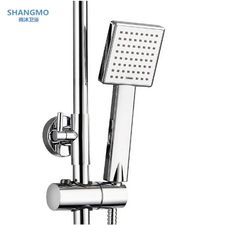 Медный душевой набор Ванная комната Душ полный лифт трехскоростной смеситель