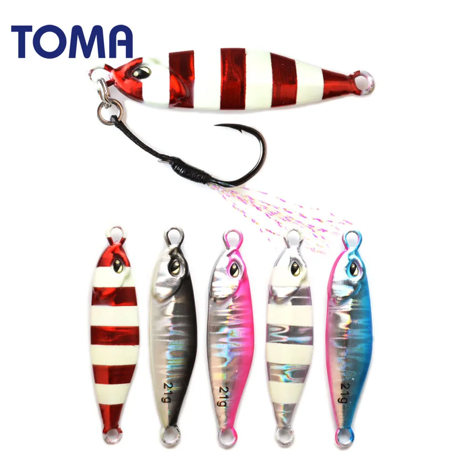 

Приманка для морской рыбалки TOMA Mini Micro свинцовая металлическая Мормышка 10g 14g 21g