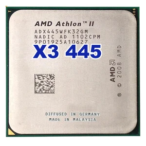 Процессор AMD Athlon II X3 445 3,1 ГГц, трехъядерный, Разъем AM2 + AM3, процессор для настольных ПК, Бесплатная доставка