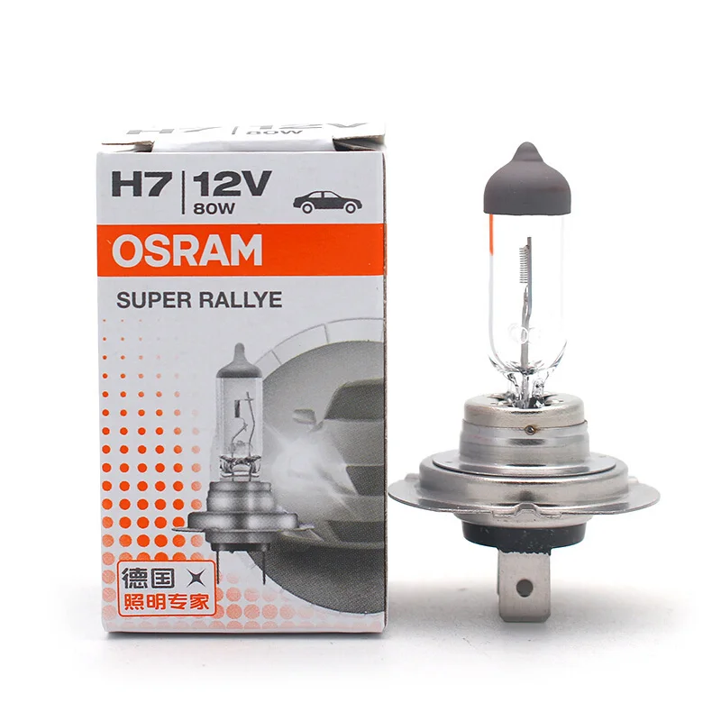Автомобильная Лампа OSRAM H7 12V 80W PX26d 62261 супер яркая премиум для бездорожья