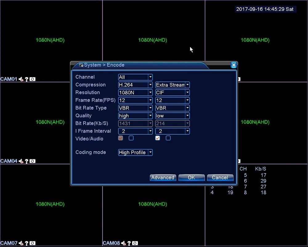 Аналоговая камера высокого разрешения/N DVR 4-канальный 8-канальный CCTV AHD DVR AHD-N гибридный видеорегистратор/1080 P NVR 4in1 видеомагнитофон для AHD камера IP камера аналоговая камера