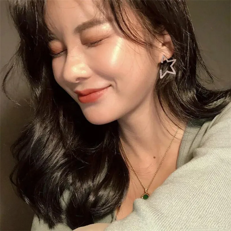SexeMara 2019 новые модные серьги-гвоздики женские Bijoux Кристалл горный хрусталь