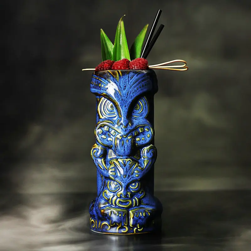 Кружка в форме Совы Tiki, керамическая чашка, горячая Распродажа, пивная чашка, кофейная кружка Tiki, чашка, керамические изделия