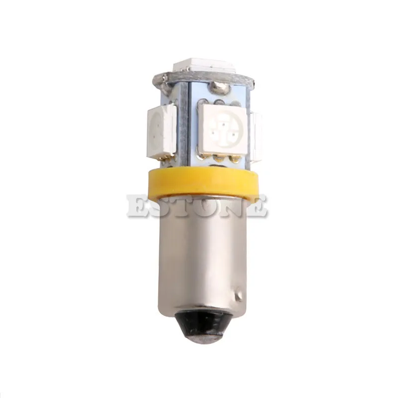 Желтые супер яркие T11 BA9S 5050 SMD 5 СВЕТОДИОДНЫЙ Автомобильный светильник лампы 12V