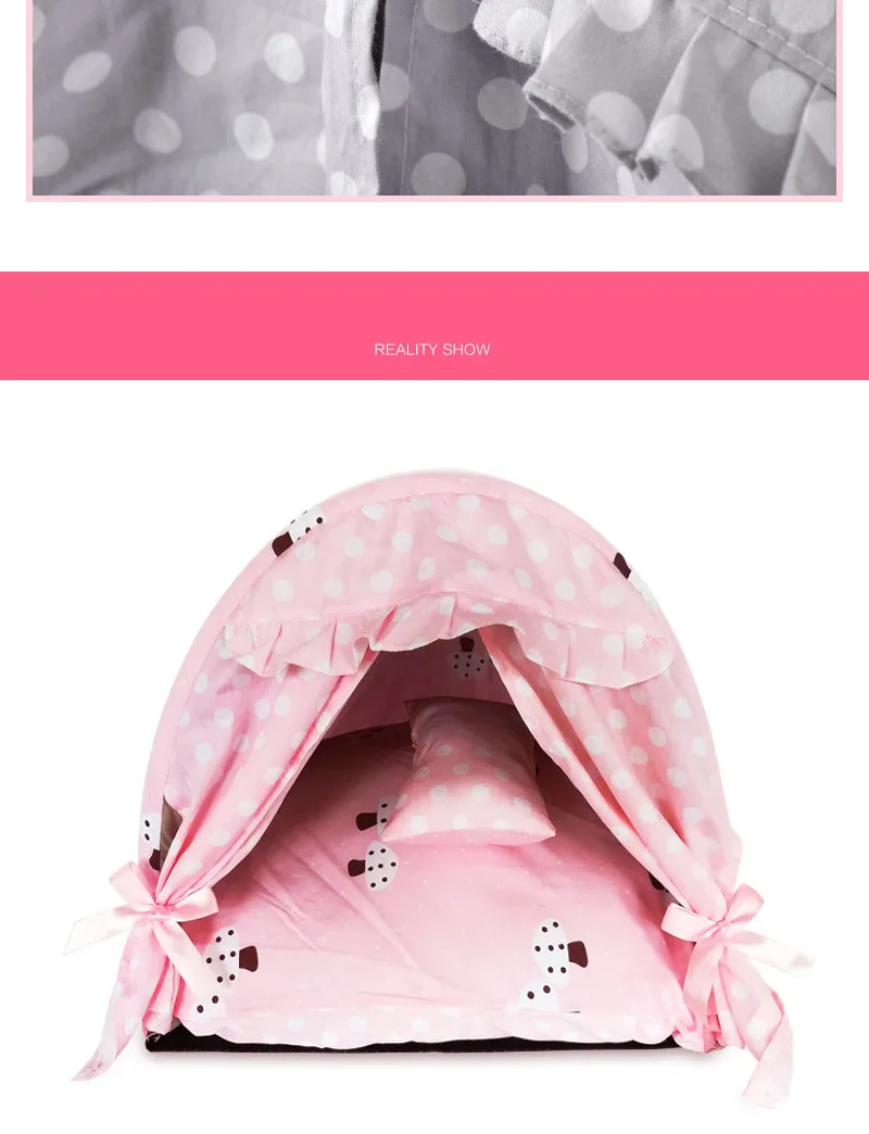 Собачий Домик гнездо с ковриком Милая щенячья кровать с подушкой кошачий домик для маленьких средних собак высокое качество домик для щенков