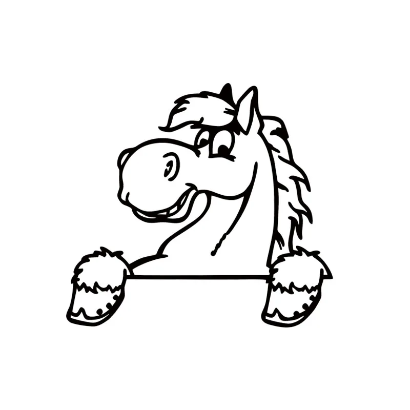 Большой милый Конный Семья Виниловая пленка для оклеивания автомобилей Грузовик