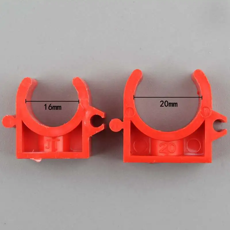 10 шт. 16 20 25 32 мм пвх электрика трубы Зажим пластиковый 3/8 ''1/2'' 3/4 ''1'' проволока карты границы карты линии трубы зажим фитинги