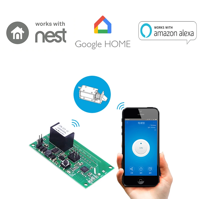 Módulo de Interruptor sem Fio de Tensão 5-24v para Ios e Android Sonoff Segurança Casa sv