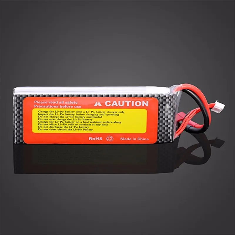 Высокое качество ZOP Power 11 1 В 4000 мАч 30C Lipo Battery T Plug низкое сопротивление батареи