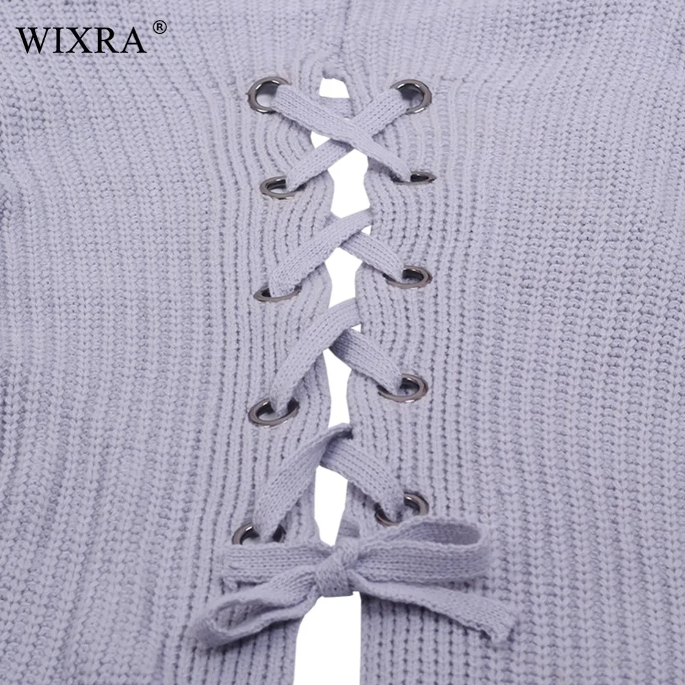 Женский вязаный кардиган с капюшоном Wixra свободный свитер длинными рукавами и