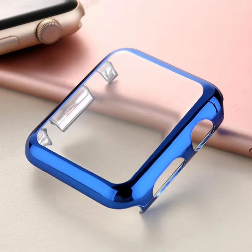EIMO защитная рамка для ПК чехол Apple Watch корпус 42 мм 38 версия красочный с покрытием в