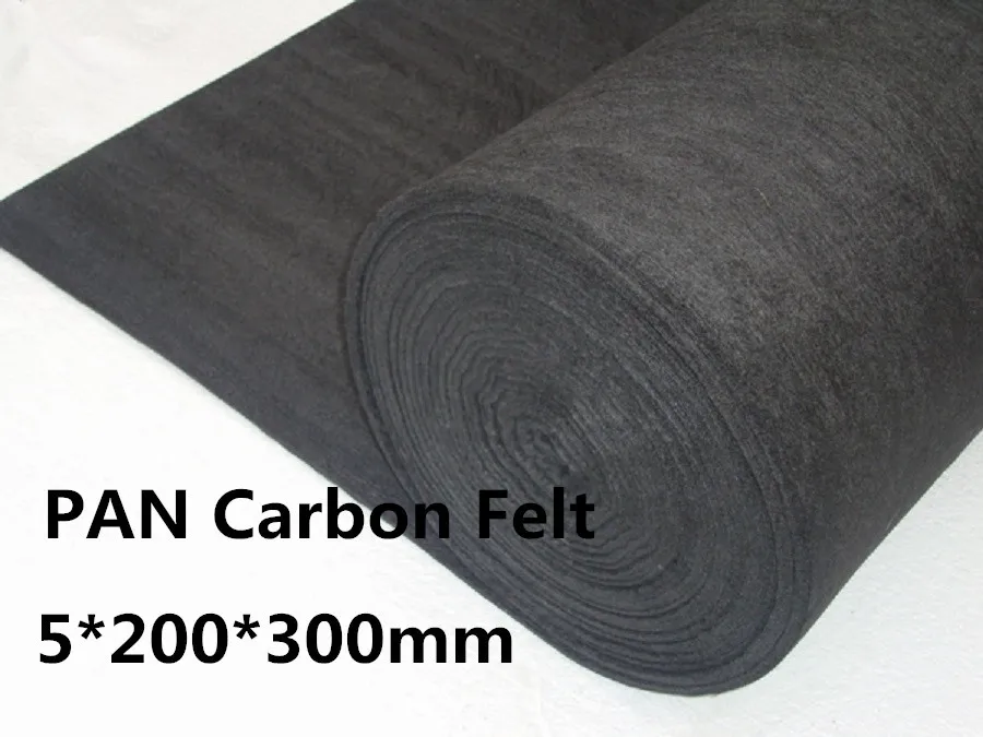 

Soft Carbon Graphite Felt PAN-based SCF5200300, for heat insulation felt in vaccum furnace,FREE SHIPPING