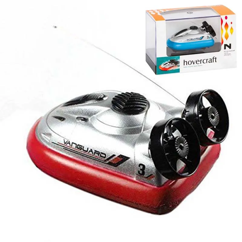 Red with box Мини RC на воздушной подушке модель дистанционного управления реактивный катер радио R/C турбо двигатель Классический Электрический катер игрушка для мальчика - Цвет: Red with box