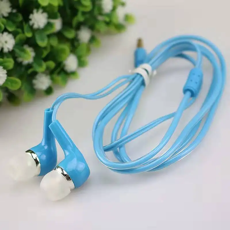 Wired headset 3.5mm In-ear Earbuds earphone with Mic 3 colors White plug For iphone xiaomi All audio devices Bass High sound | Электроника