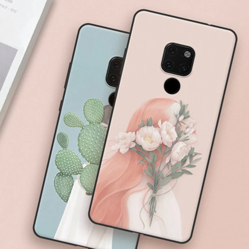 Чехол 6 53 дюйма для Huawei Mate 20 чехол в литературном стиле мягкий телефона Mate20