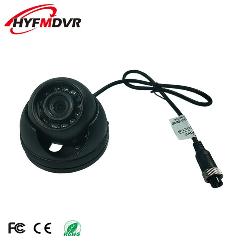 4ch mobile DVR поставляется с металлической купольной внутренней камерой и видео