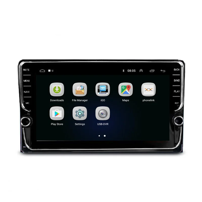 Ручка 9 дюймов или 10 1 Android 8 0/8 Тонкий Универсальный gps навигационный головное