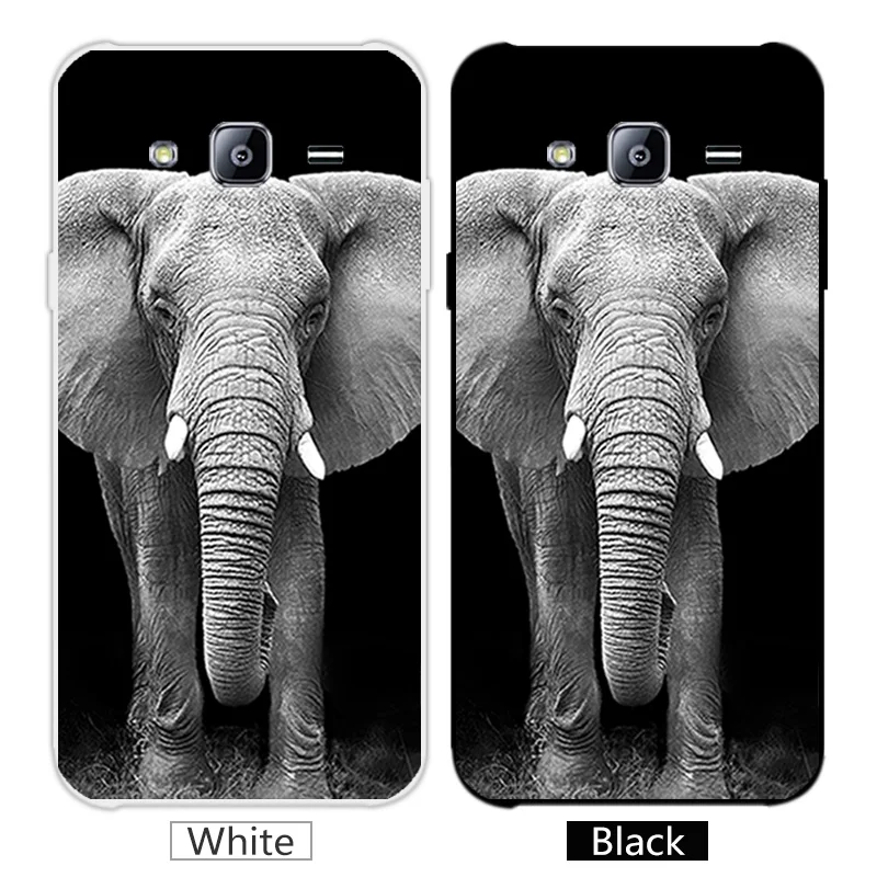 For Samsung J7 Back Black Matte Cover 5.5&quot for Galaxy J700 SM-J700F 2015 Clear TPU Soft Silicon Sunrise Phone Case |