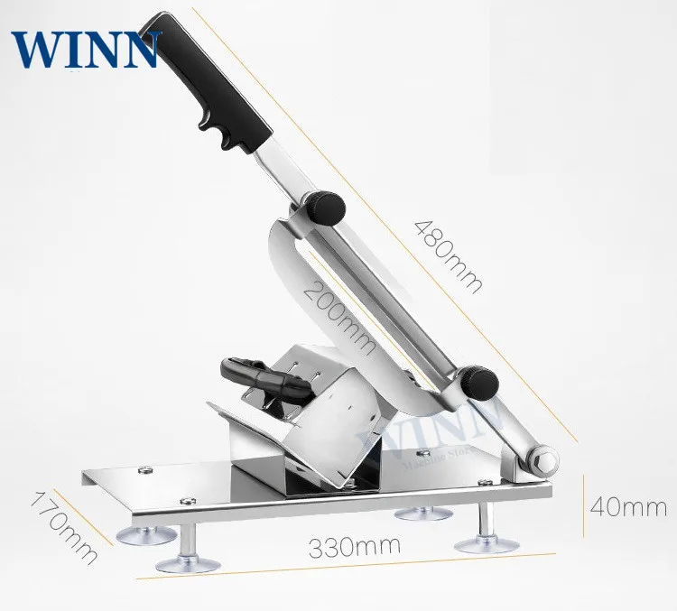 WINN Stainless Steel Manual Slicer Frozen meat cutter Hard vegetable Chipper kitchen ideal helper Alloy steel blade | Бытовая техника