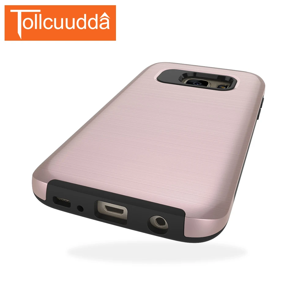 Подлинная для Samsung Galaxy S6 чехол силиконовый ТПУ &amp PC Простой Полный Средства ухода