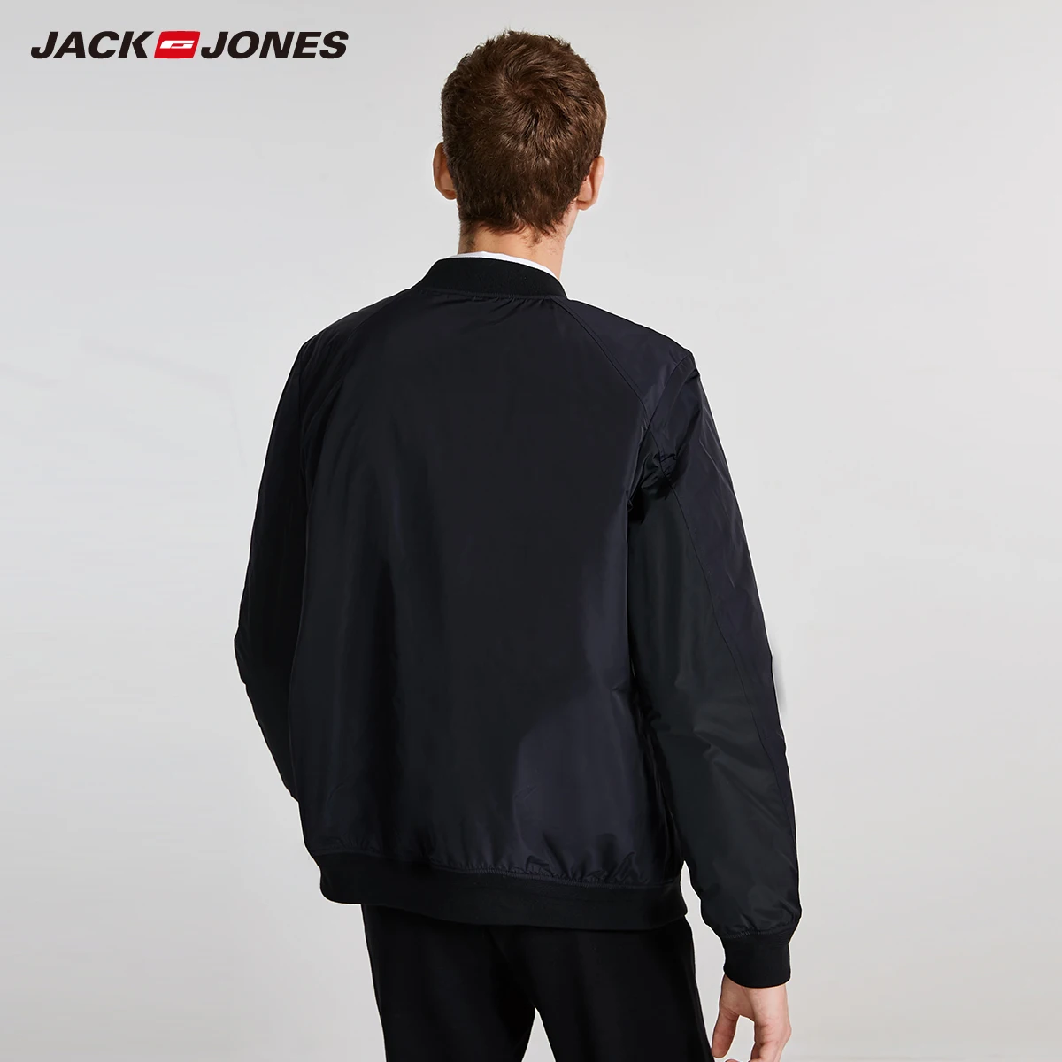 JackJones сезон осень зима новинка Для Мужчин's Бейсбол Куртка с воротником |