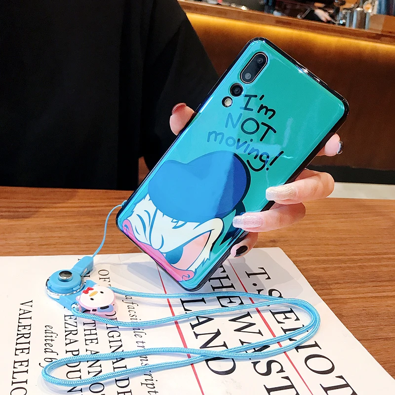 Для huawei P20 мультяшный чехол милый мягкий с изображением Дейзи Дональд Минни для