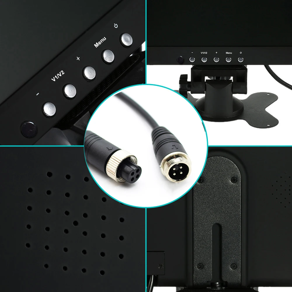 KOENBANG 4pin 600TV линии SONY CCD заднего вида камера + 800*480 7 дюймов TFT ЖК дисплей Мониторы