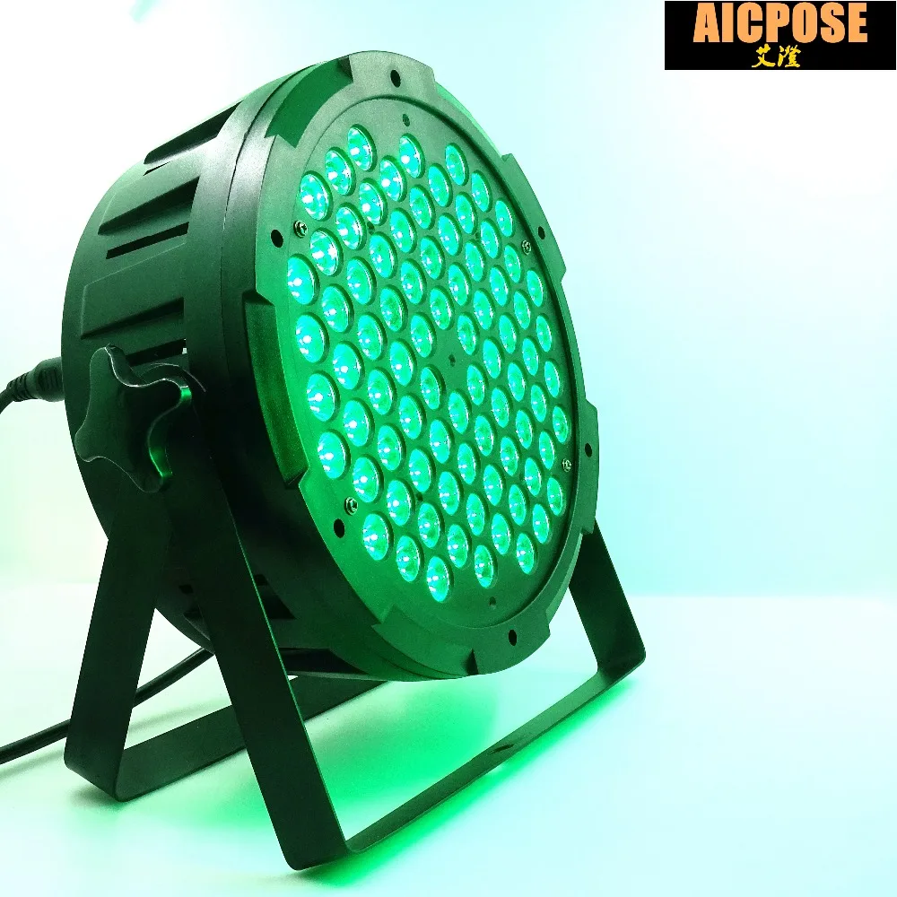 24 единицы 80*3 Вт RGB 3в1 освещение 80x3 led Par огни плоские par dmx512 Свадебная вечеринка в