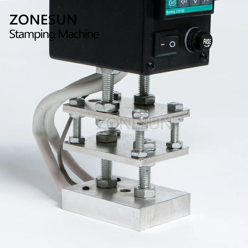 Маркировочная машина ZONESUN с логотипом маркировочная маркировка под давлением