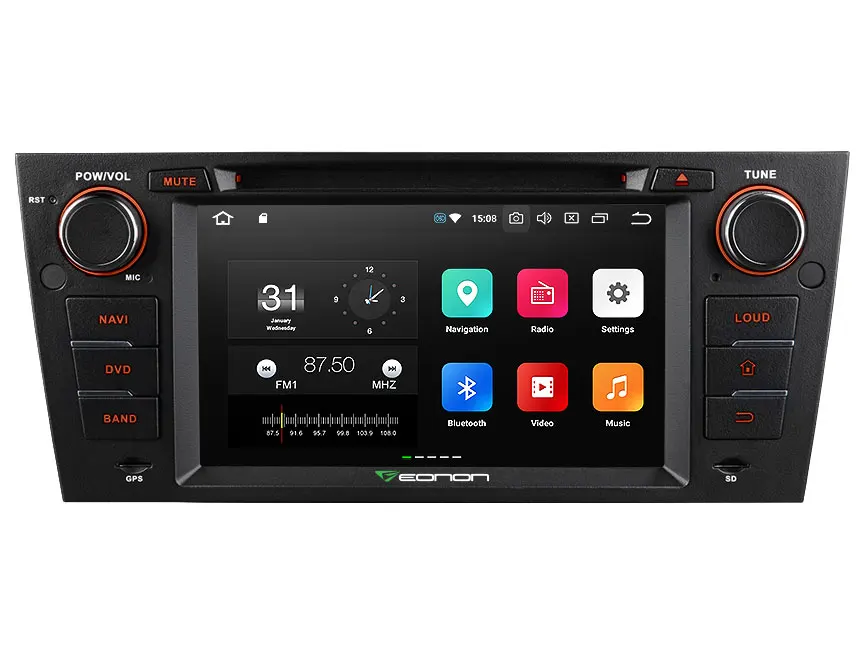 Автомобильный DVD плеер Oreo OS мультимедийный GPS радиоприемник 7 &quotна Android 8 0 для BMW 3